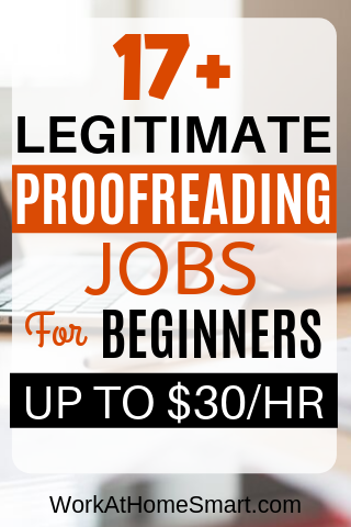 online proofreading jobs from home