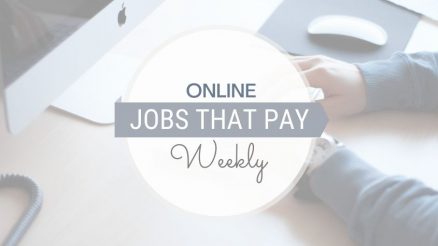 25 Legit Online Jobs That Pay Weekly
