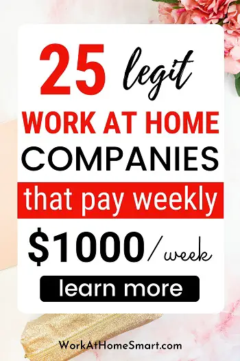 Legit Online Jobs That Pay Weekly