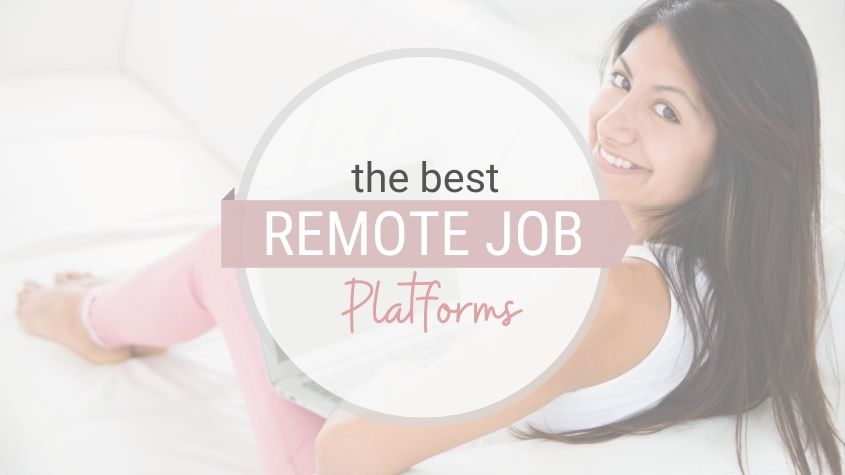 the best remote jobs from home