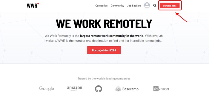 We Work Remotely Review jobs